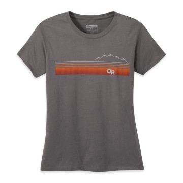 Outdoor Research Women's Ally S/S Tee, charcoal - L