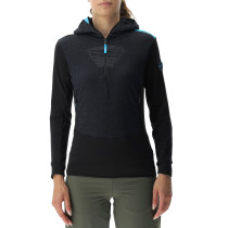 UYN LADY CROSSOVER OW HODDED HALF ZIP  2ND LAYER